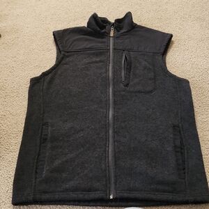 George Men's Charcoal Zip-Up Vest